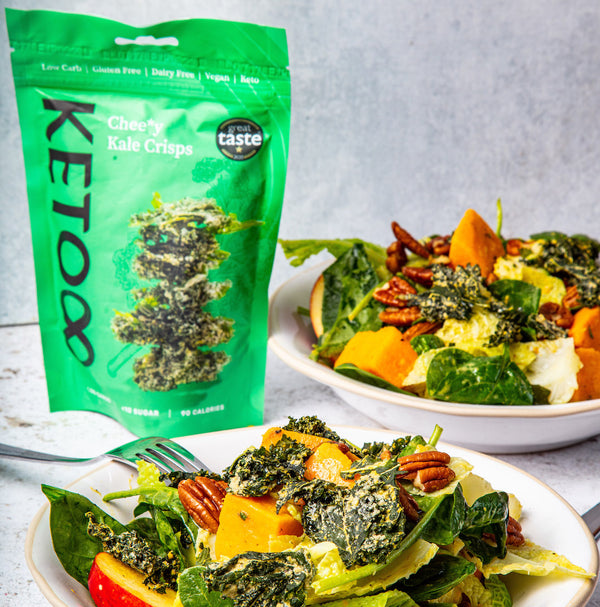 Keto Raw Che*sy Kale Crisps