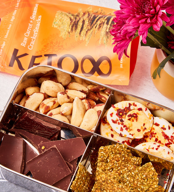 Keto Raw Carrot & Sesame Crackers