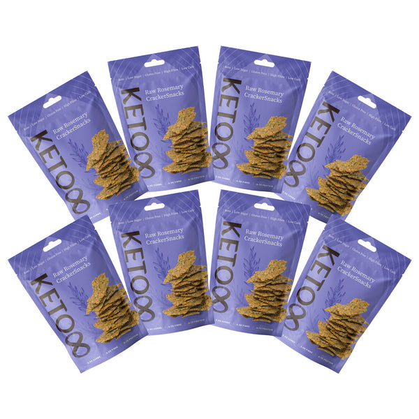 Keto Raw Rosemary Crackers