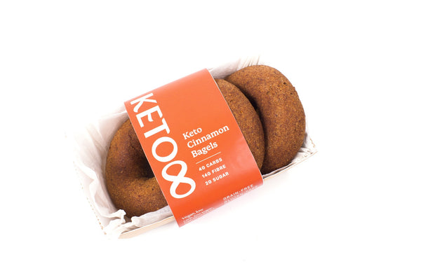 Keto Vegan Cinnamon Bagels