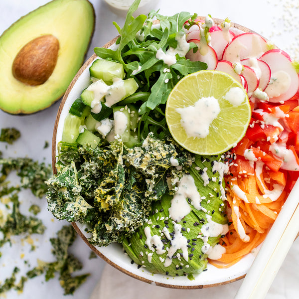 Keto Raw Che*sy Kale Crisps