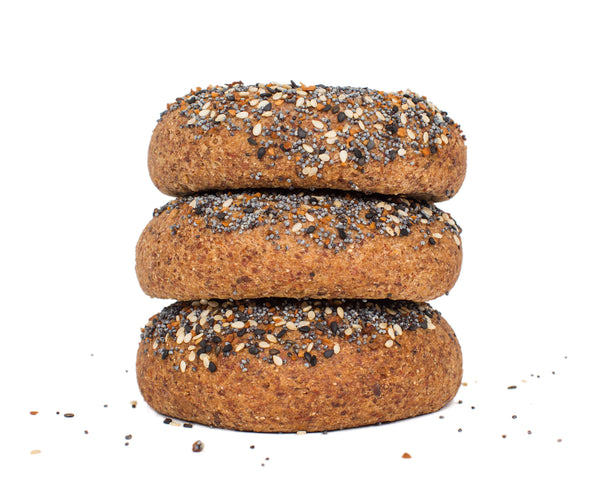 Vegan Keto Everything Bagels