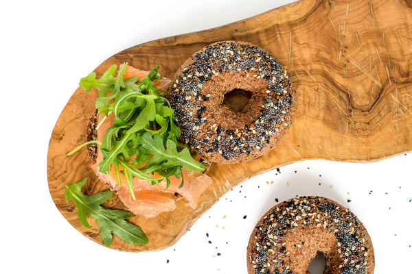Vegan Keto Everything Bagels