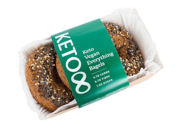 Vegan Keto Everything Bagels