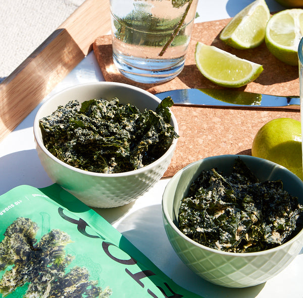 Keto Raw Che*sy Kale Crisps