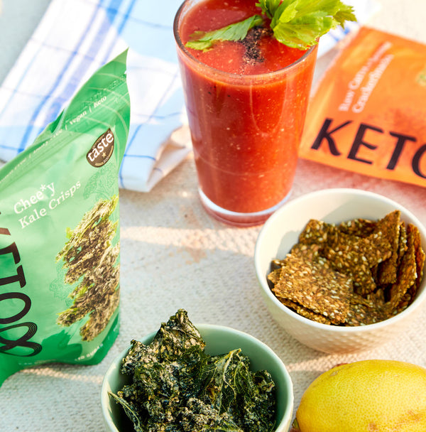 Keto Raw Che*sy Kale Crisps