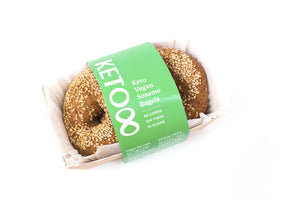 Vegan Keto Sesame Seed Bagels